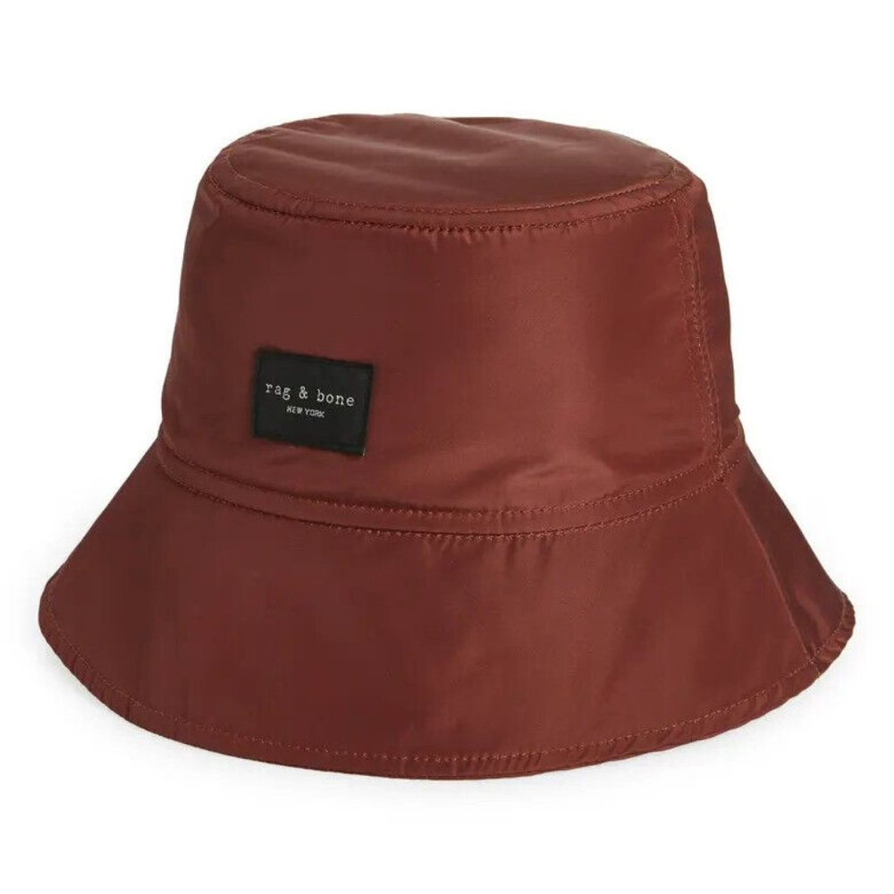Rag & Bone Addison Bucket Hat Redwood Size M/L MSRP 125$